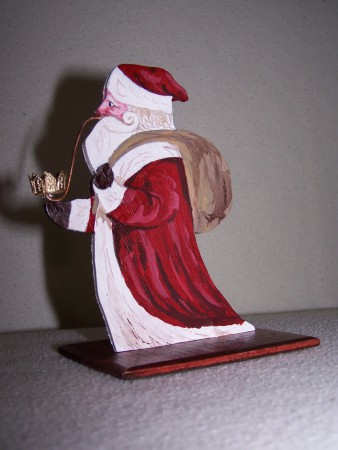 Mikulás füstölőkúp-tartó